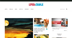 Desktop Screenshot of lepotaizdravlje.rs
