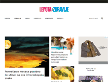Tablet Screenshot of lepotaizdravlje.rs